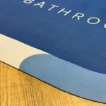 Alfombra para Baño Antidezlizante Bathmat Frigg 60x40cm Marino - Imagen 2