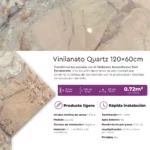 Vinilanato Decorativo Autoadhesivo 60x120 Placa de Quartz - Imagen 5