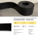 Zócalo Sanitario Plano Negro CleanBase Frigg 6.5 cm 5m - Imagen 5