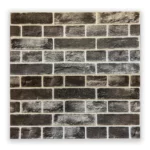 Placa 3D Autoadhesiva Classical Brick Plomo Revestimiento Lifewall 70x70 cm Pack x10 - Imagen 2