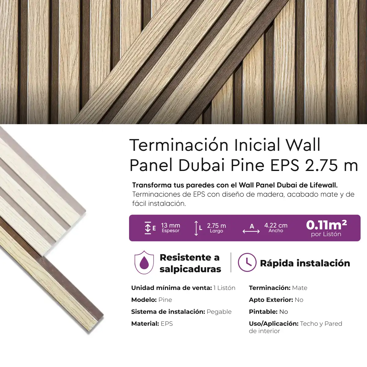 Pine Ficha Técnica - Terminación Inicial
