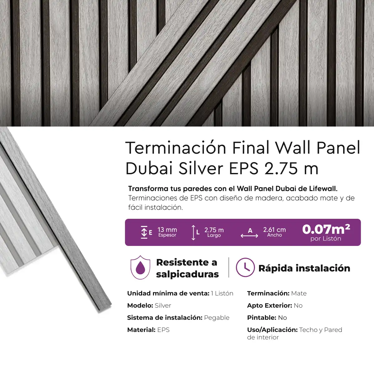 Silver Ficha Técnica - Terminación Final