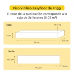 Piso Vinílico Autoadhesivo Easyfloor Yalo 1.5 mm LVT Tránsito Residencial Frigg 5.02m² - Imagen 6