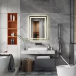 Espejo LED Rectangular Duna Vertical MirrorOn 60x80 cm Luz Cálida - Imagen 2