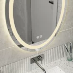 Espejo LED Ovalado Oval MirrorOn 60x80 cm Luz Cálida - Imagen 4