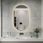 Espejo LED Rectangular Brio Pastilla Vertical MirrorOn 100x60 cm Luz Cálida