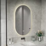 Espejo LED Rectangular Brio Pastilla Vertical MirrorOn 100x60 cm Luz Cálida - Imagen 5