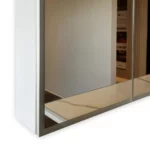 Botiquin para baño con Espejo LED Clas MirrorOn 80x70 cm Luz Cálida - Imagen 4