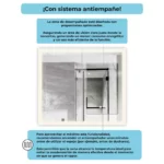 Botiquin para baño con Espejo LED Clas MirrorOn 80x70 cm Luz Cálida - Imagen 7