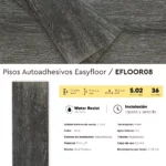 Piso Vinílico Autoadhesivo Easyfloor Tasca 1.5 mm LVT Tránsito Residencial Frigg 5.02m² - Imagen 5