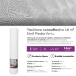 Revestimiento Autoadhesivo Flexible Simil Piedra En Rolllo FlexStone Ventu de Frigg 60 x 300 cm - Imagen 8