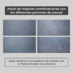 Piedra Flexible Natural 61x122 cm Arcobaleno Piedrafina Pack x10 - Imagen 2