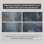 Piedra Flexible Natural 61x122 cm Crepúscula Piedrafina Pack x10 - Imagen 2