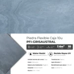 Piedra Flexible Natural 61x122 cm Gris Austral Piedrafina Pack x10 - Imagen 3