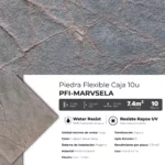 Piedra Flexible Mármol 61x122 cm Verde Selva Piedrafina Pack x10 - Imagen 3