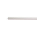 Cuartacaña PVC 9x9 mm Blanco Texturada Tira 2.8 m