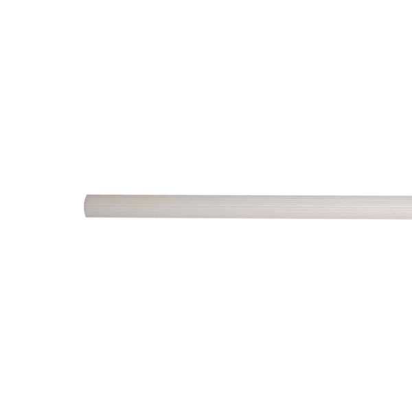 Cuartacaña PVC 9x9 mm Blanco Texturada Tira 2.8 m