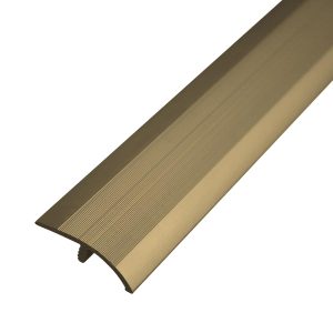 Desnivel con Nervio 10.35 mm Aluminio Anodizado Champagne Tira 95 cm