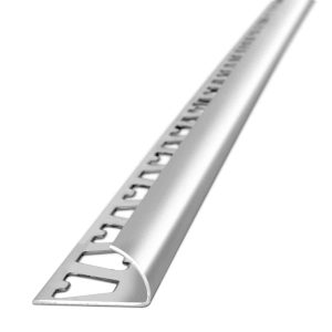 Guardacanto Arco Atrim 10 mm Aluminio Cromo Brillante 2.5 m