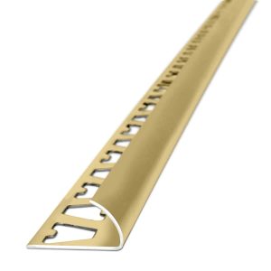Guardacanto Arco Atrim 12 mm Aluminio Oro Mate 2.5 m