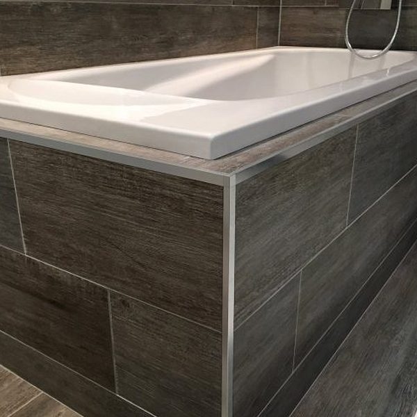 Guardacanto Quadra Atrim 10x5 mm Aluminio Oro Mate