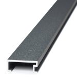 Listello Luxor Stone Collection Atrim 20 mm Aluminio Concreto Mate 2.45 m