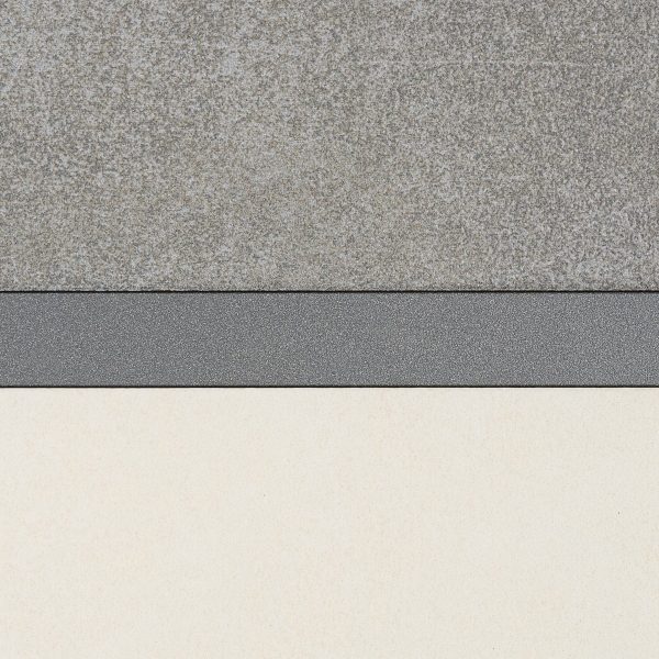 Listello Luxor Stone Collection Atrim 20 mm Aluminio Concreto Mate