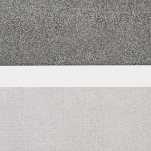 Listello Luxor Stone Collection Atrim 20 mm Aluminio Marfil Mate