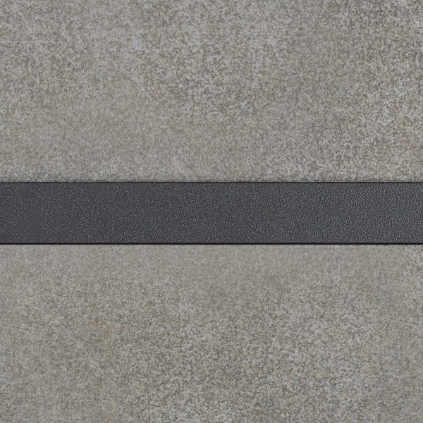 Listello Luxor Stone Collection Atrim 20 mm Aluminio Níquel Oscuro Mate