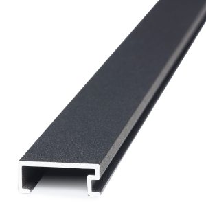 Listello Luxor Stone Collection Atrim 20 mm Aluminio Níquel Oscuro Mate 2.45 m