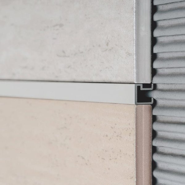 Listello Cuadrado Atrim 9 mm Aluminio Ceniza