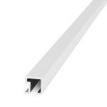 Listello Cuadrado Atrim 9 mm Aluminio Ceniza 2.45 m
