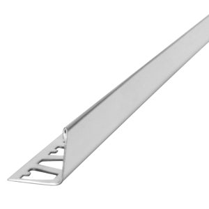 Varilla en L para Piso Atrim 15 mm Acero Inoxidable Esmerilado 2.5 m