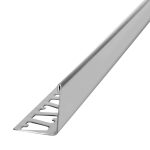 Varilla en L para Piso Atrim 22 mm Acero Inoxidable Esmerilado 2.5 m