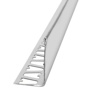Varilla en L para Piso Atrim 25.4 mm Acero Inoxidable Esmerilado 2.5 m