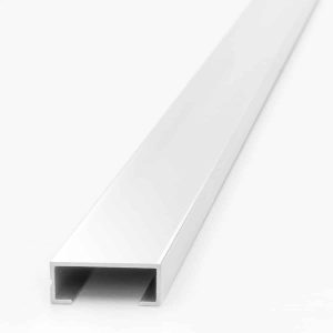 Listello Luxor Atrim 20 mm Aluminio Cromo Brillante 2.45 m