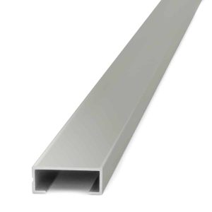 Listello Luxor Atrim 20 mm Aluminio Peltre Brillante 2.45 m