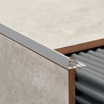 Varilla en L para Pared Atrim 10 mm Aluminio Gris