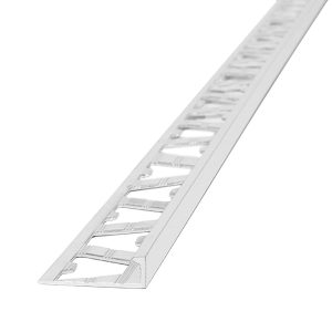 Varilla en L para Pared Atrim 15 mm Aluminio Cromo Brillante 2.5 m