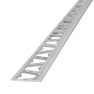 Varilla en L para Pared Atrim 10 mm Aluminio Cromo Mate 2.5 m
