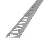 Varilla en L para Pared Atrim 10 mm Aluminio Gris 2.5 m
