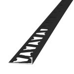 Varilla en L para Pared Atrim 10 mm Aluminio Negro 2.5 m