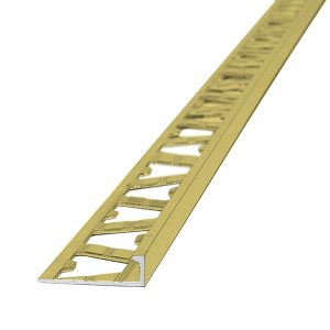 Varilla en L para Pared Atrim 12 mm Aluminio Oro Mate 2.5 m