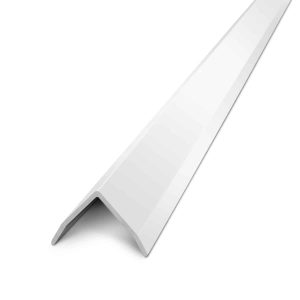 Ángulo Tapacanto Atrim 16 mm Aluminio Blanco 2.5 m