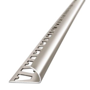 Guardacanto Arco Atrim 10 mm Aluminio Peltre Brillante 2.5 m