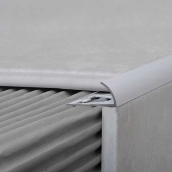 Guardacanto Arco Atrim 12 mm Aluminio Cromo Mate