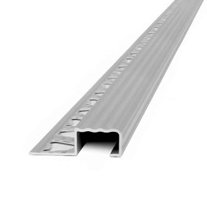 Protector de Escalón Grada Atrim 12.5x20 mm Aluminio Mate 2.5 m