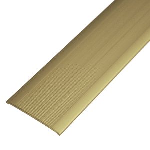Plana Grande 36.4 mm Aluminio Anodizado Oro Tira 2.85 m