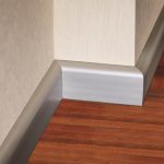 Zócalo de Aluminio Atrim Apolo 70 mm Cromo Brillante 250 cm