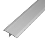 Plana con Nervio 36.4 mm Aluminio Anodizado Plata Tira 2.85 m